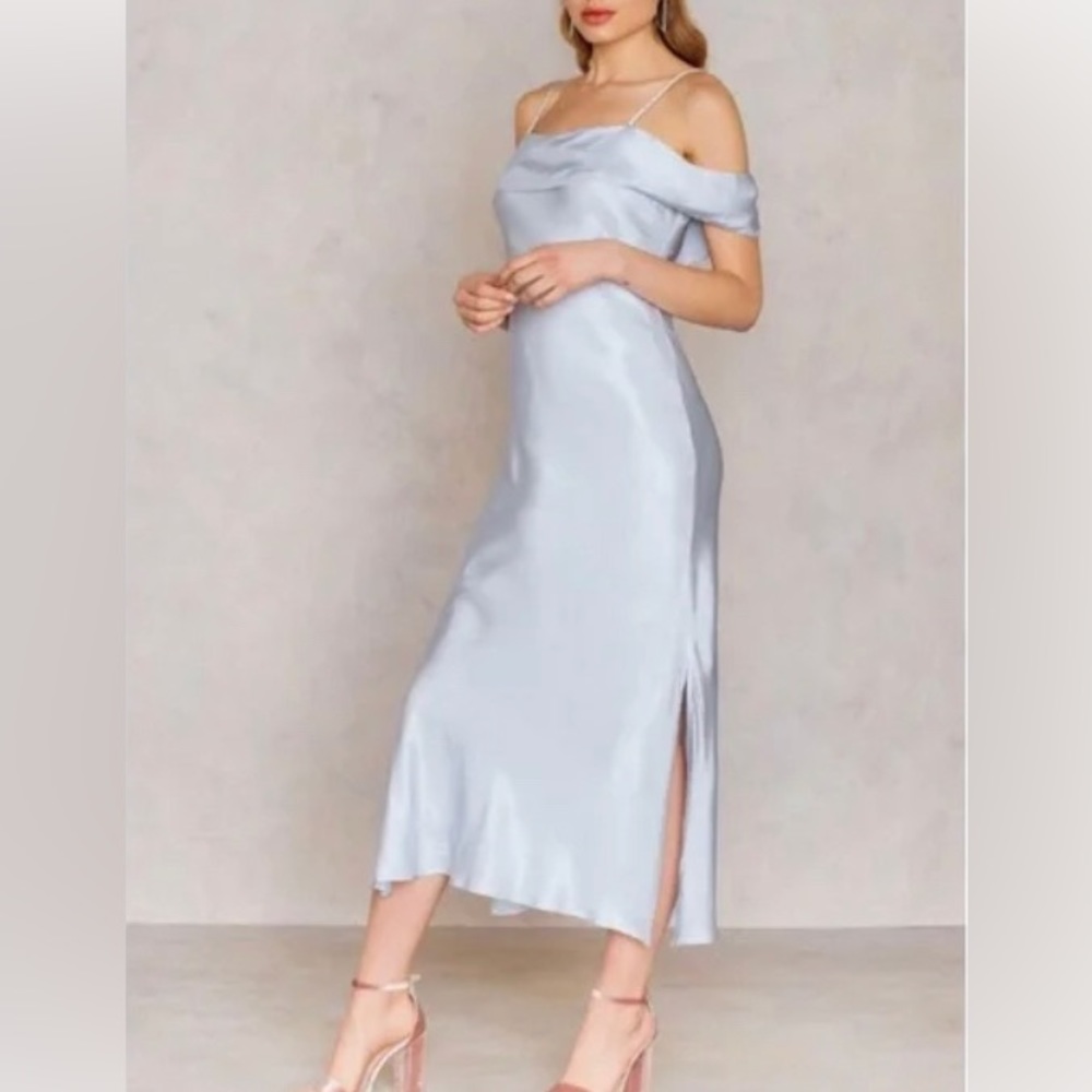 REVOLVE/ NEW BARDOT shoulder dress
